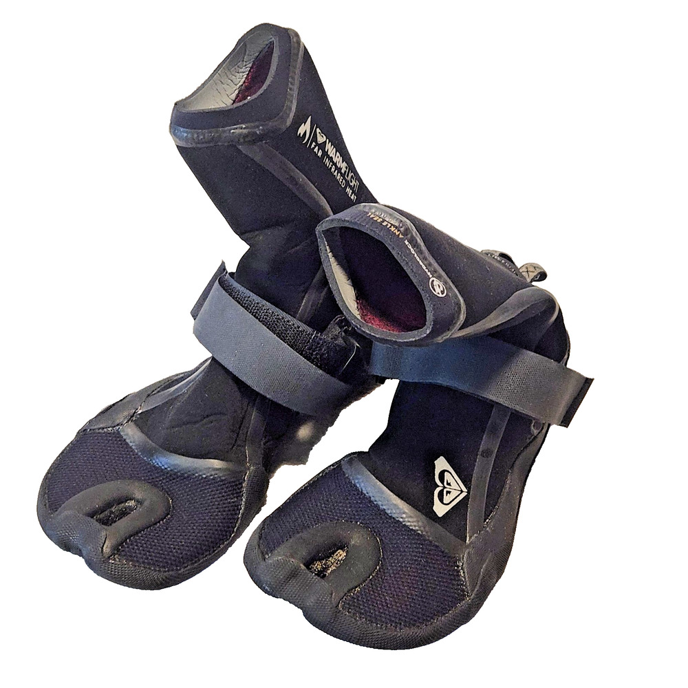 Roxy Surfing Socks Booties Performance 3mm Split Toe Warm Flight Women’s Size 8